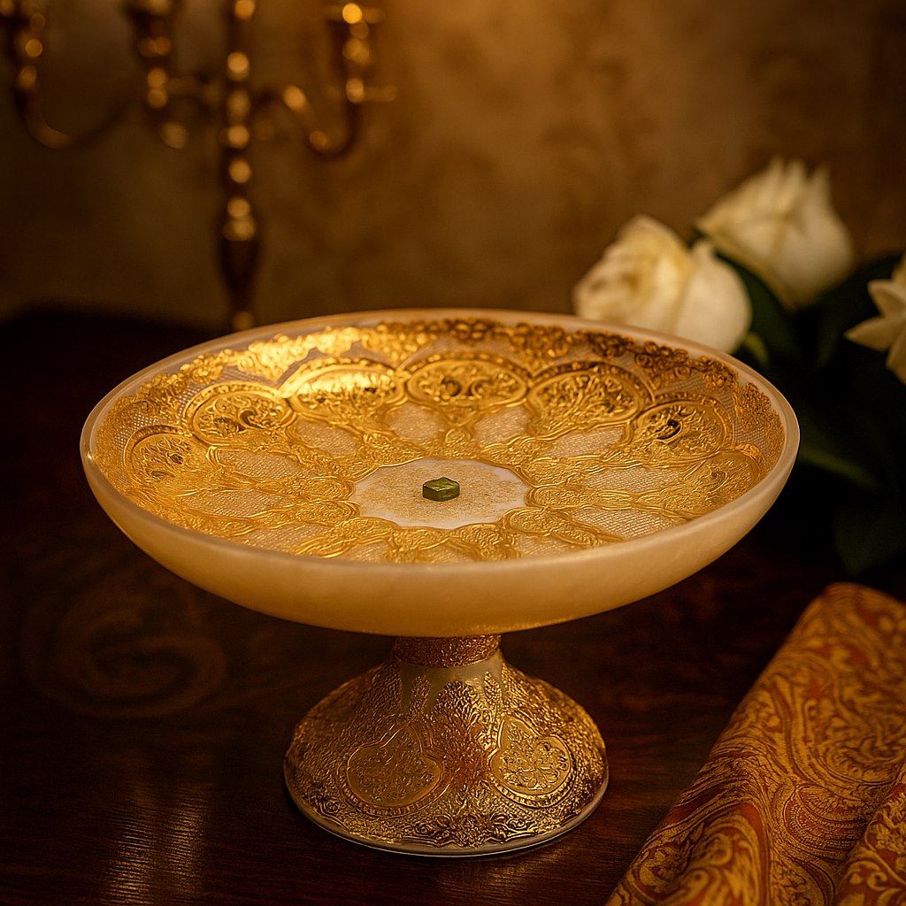 عکس شیرینی خوری طلاکوب