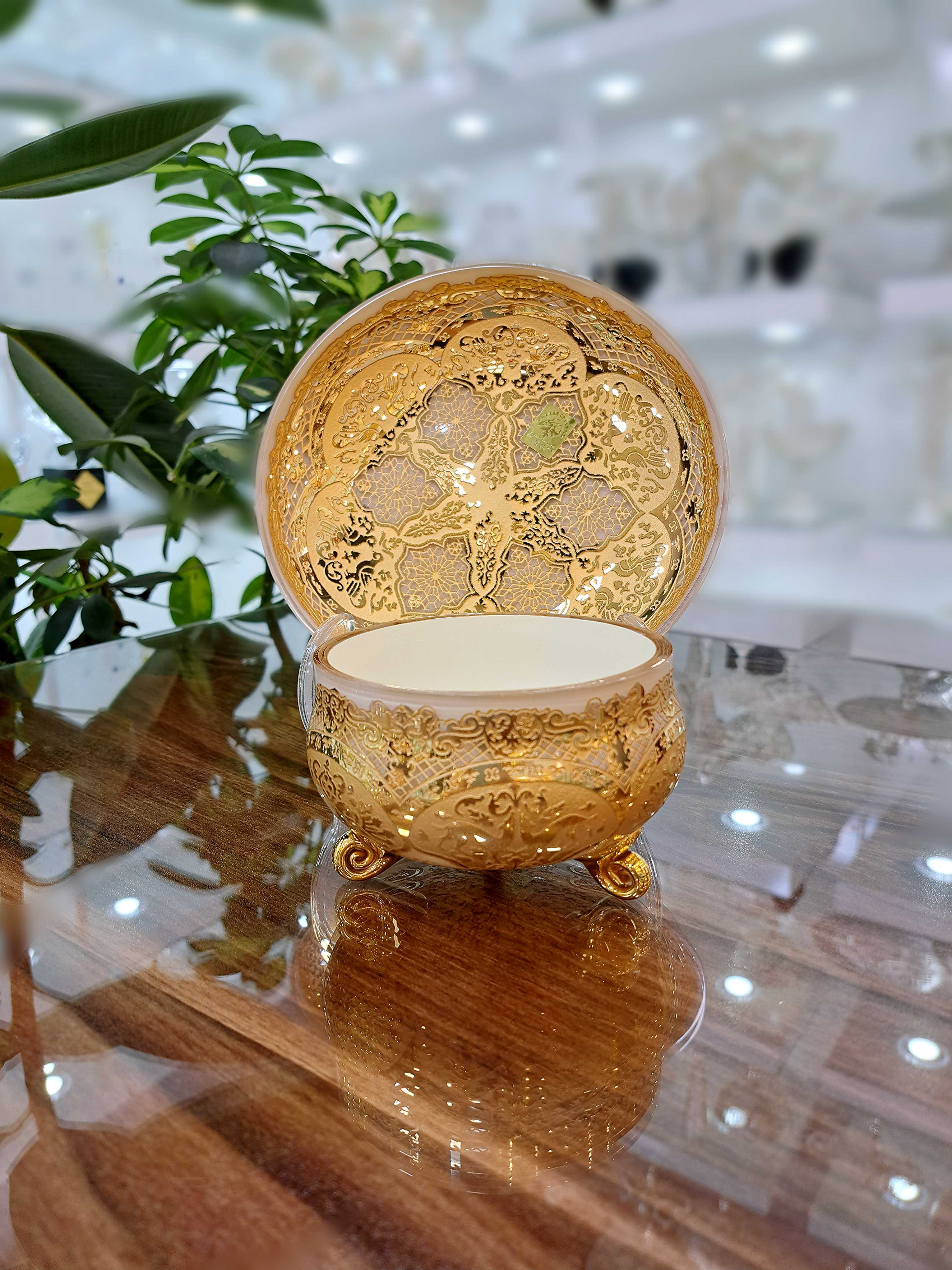 خرید پیاله و پیش دستی کریستال اصل