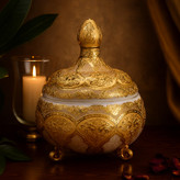 شکلات خوری سه پایه کریستال