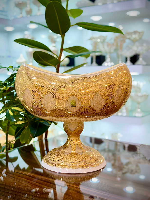 کشکول کریستال دستساز پیتر کریستال