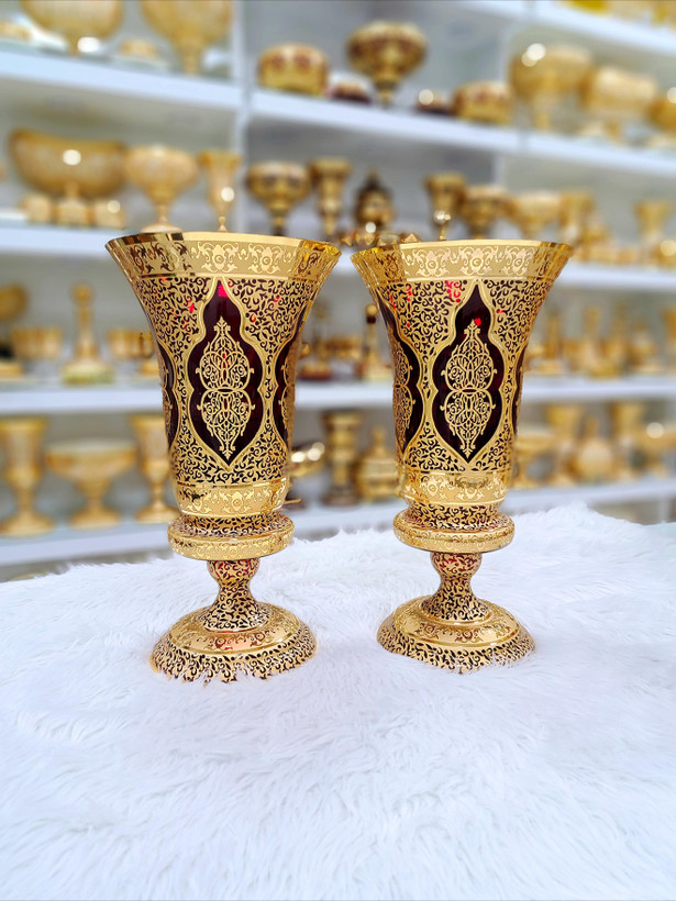 گلدان کریستال از برند پیتر کریستال