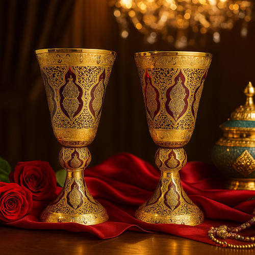 گلدان کریستال 380 طرح کاستل