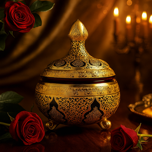 شکلات خوری سه پایه طرح کاستل