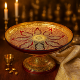 شیرینی خوری کریستال طلاکوب طرح کاستل