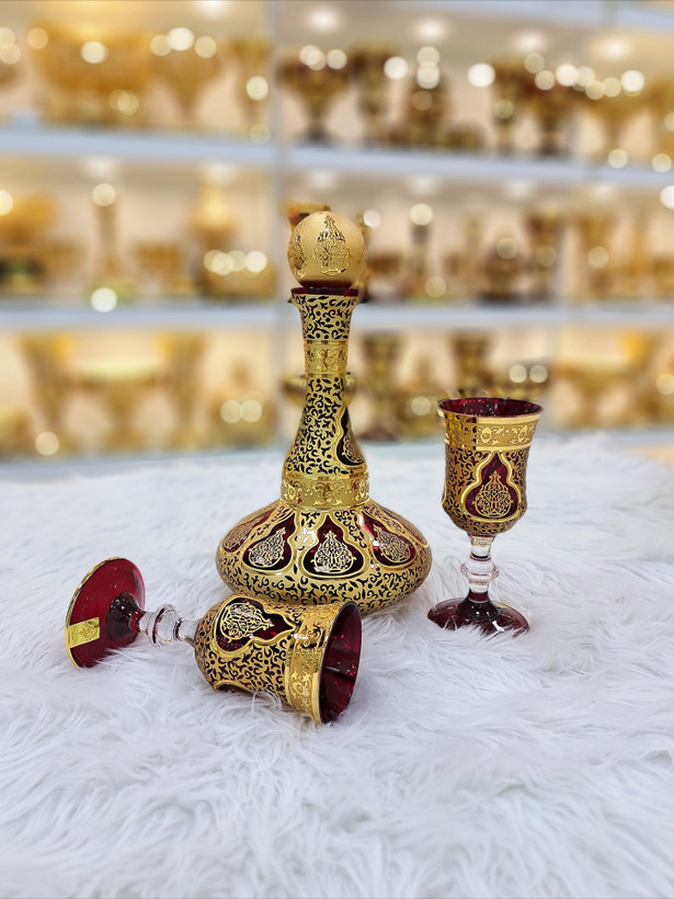 خرید سرویس تنگ و گیلاس پیتر کریستال