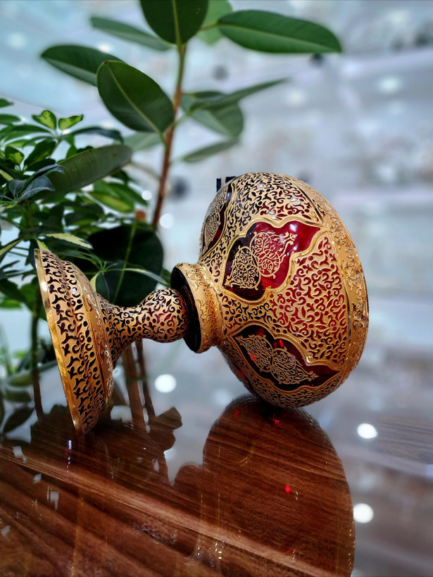 کاسه آجیل کریستال طرح کاستل