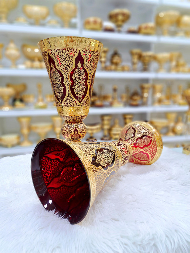 گلدان کریستال اصل پیتر کریستال