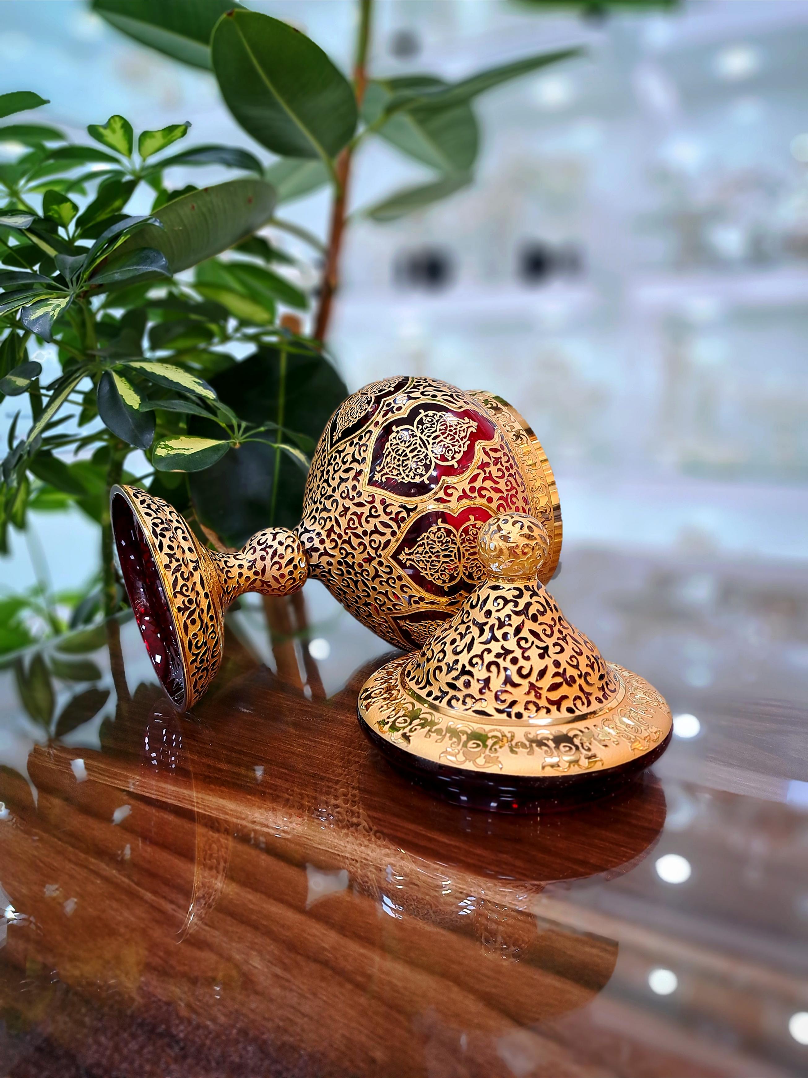 شکلات خوری 290 طرح کاستل رنگ قرمز