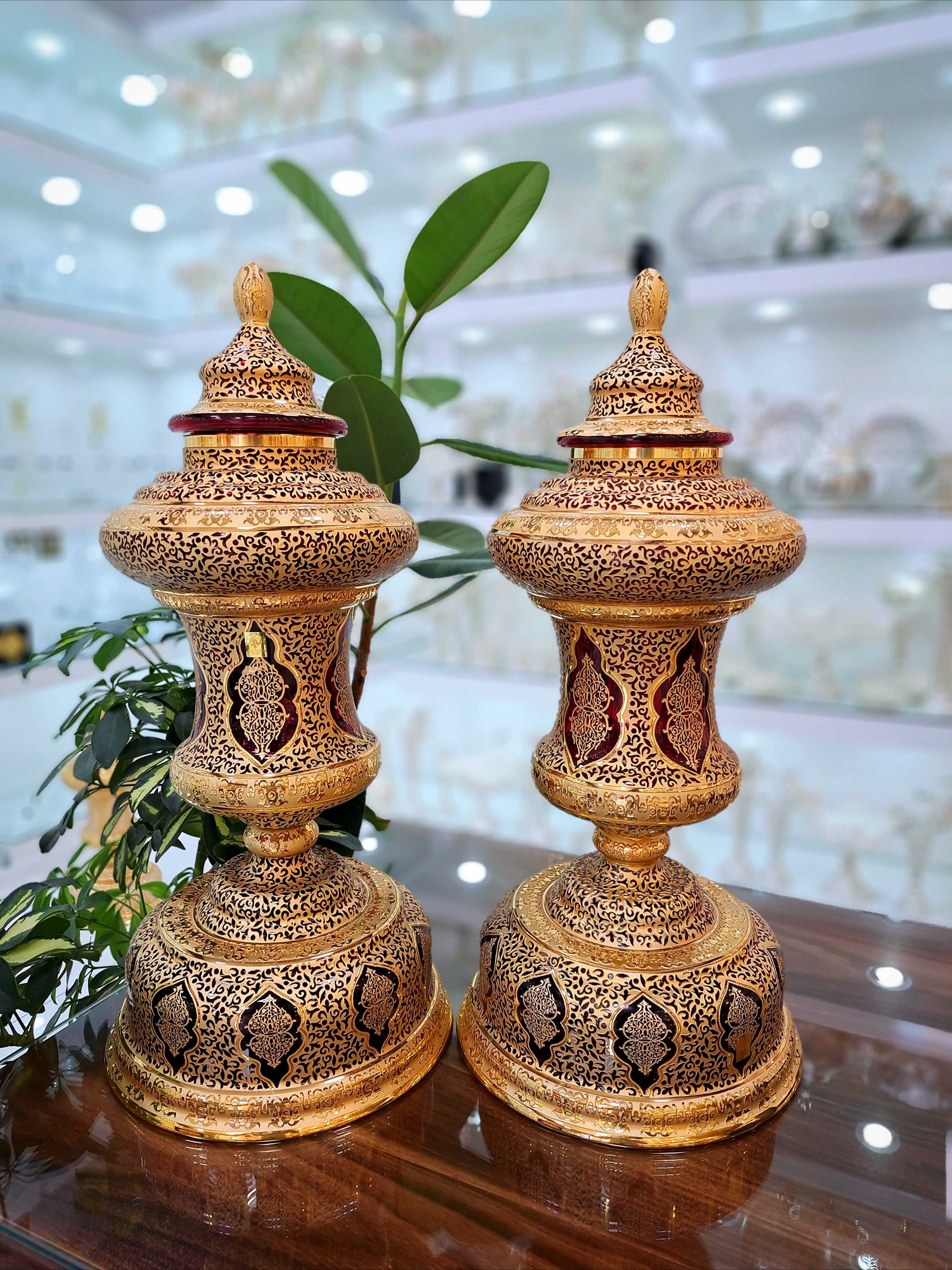 خرید ست کاپ کریستال طرح کاستل