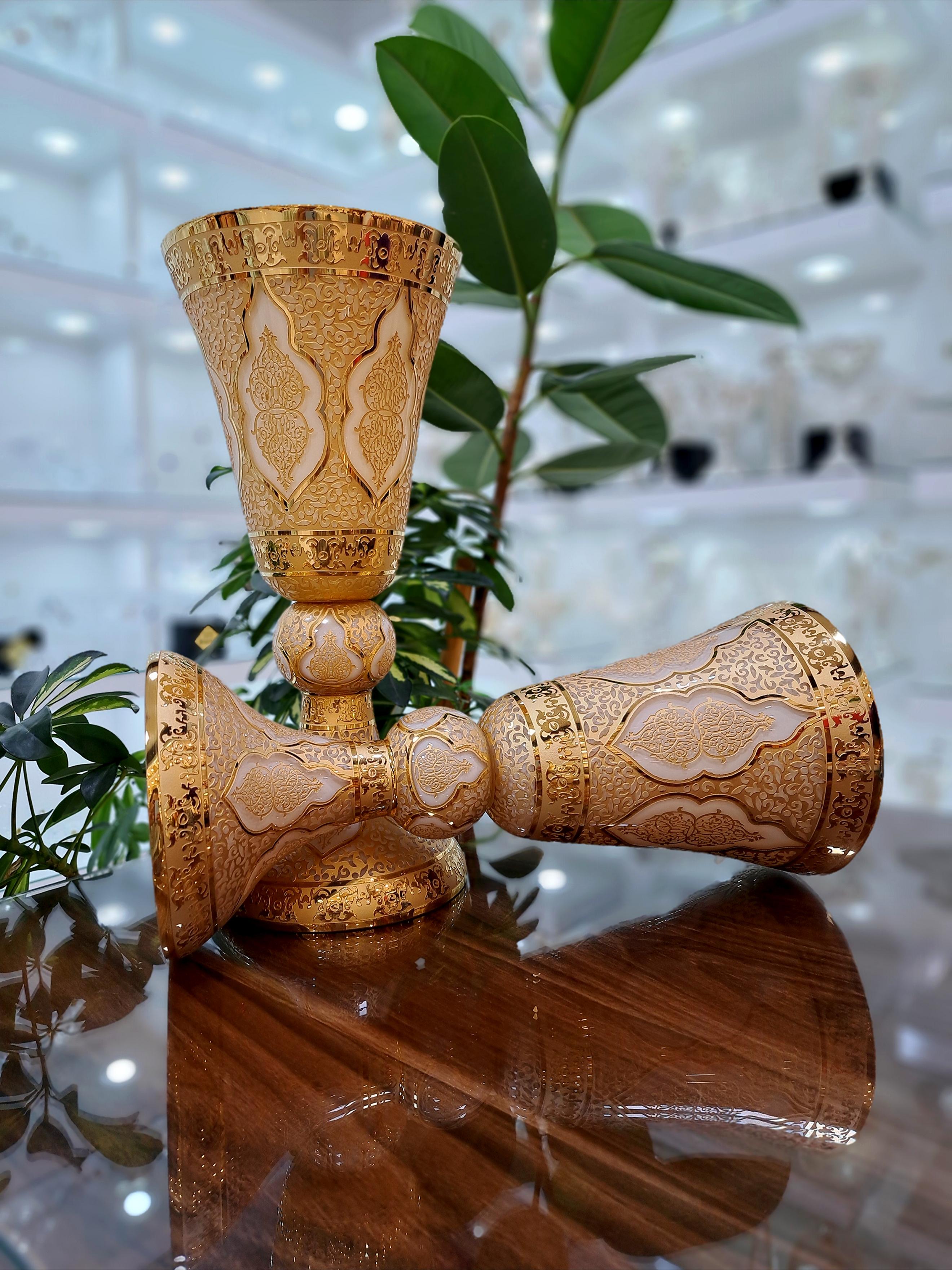 گلدان 380 بزرگ طرح کاستل