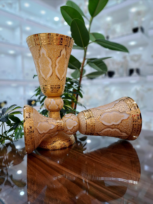 گلدان 380 بزرگ طرح کاستل