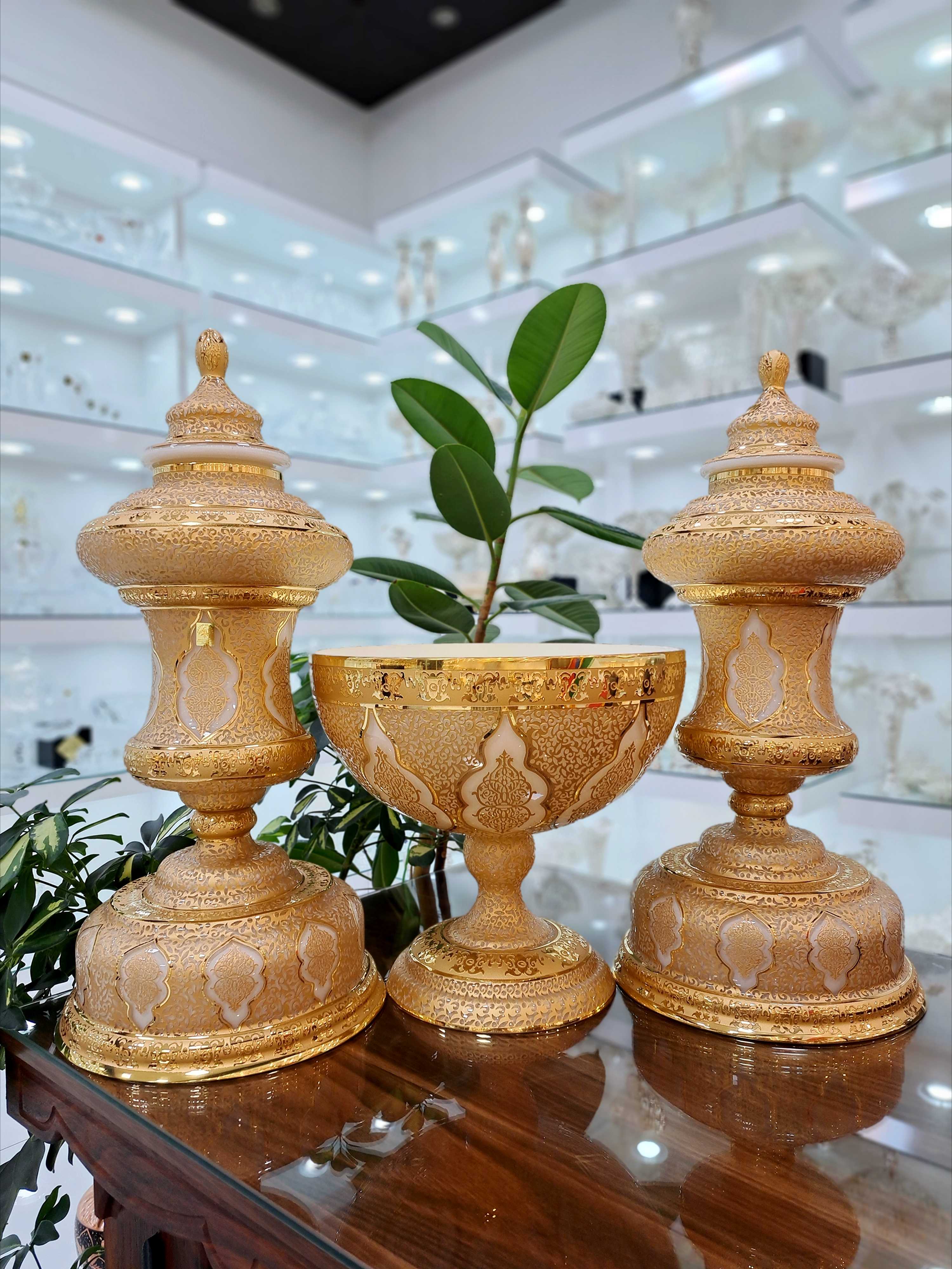 ست سه تیکه کریستال سوپر بزرگ