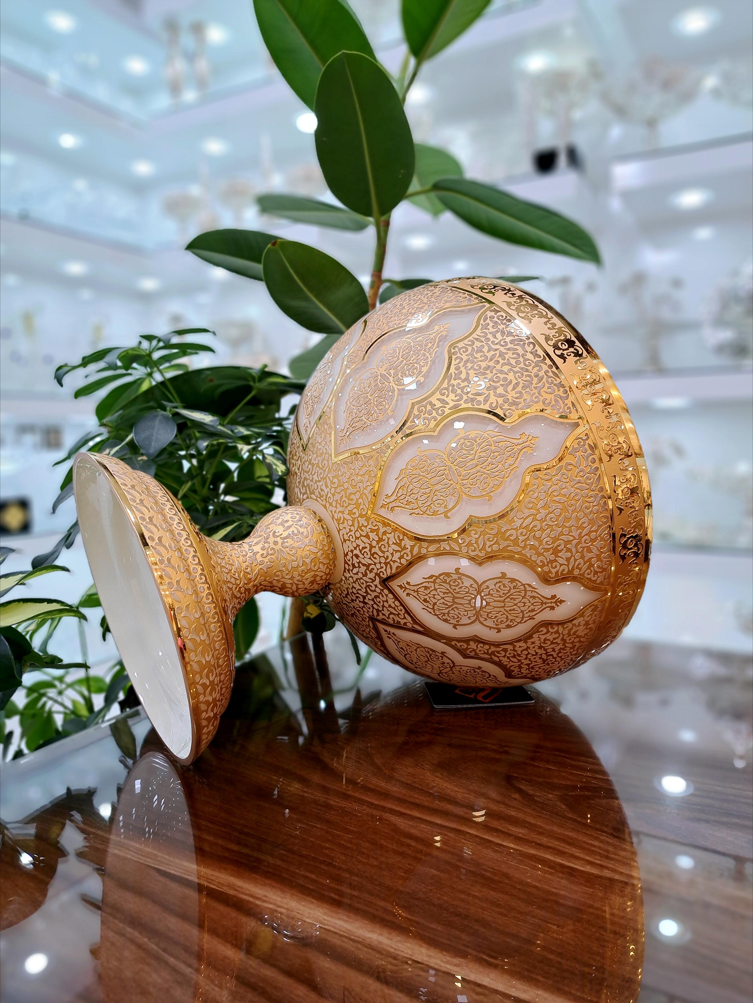 میوه خوری کریستال طلاکوب طرح کاستل