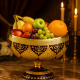 کشکول کریستال طلاکوب طرح ونوس سایز بزرگ