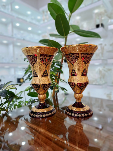 گلدان کریستال پوهار طرح ونوس