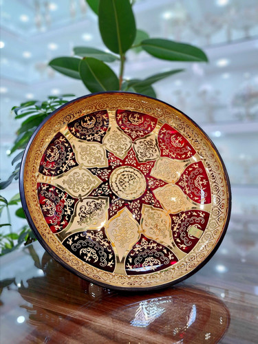 شیرینی خوری کریستال طلاکوب