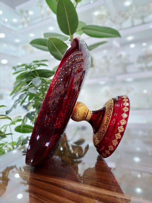 خرید شیرینی خوری کریستال اصل پیتر کریستال