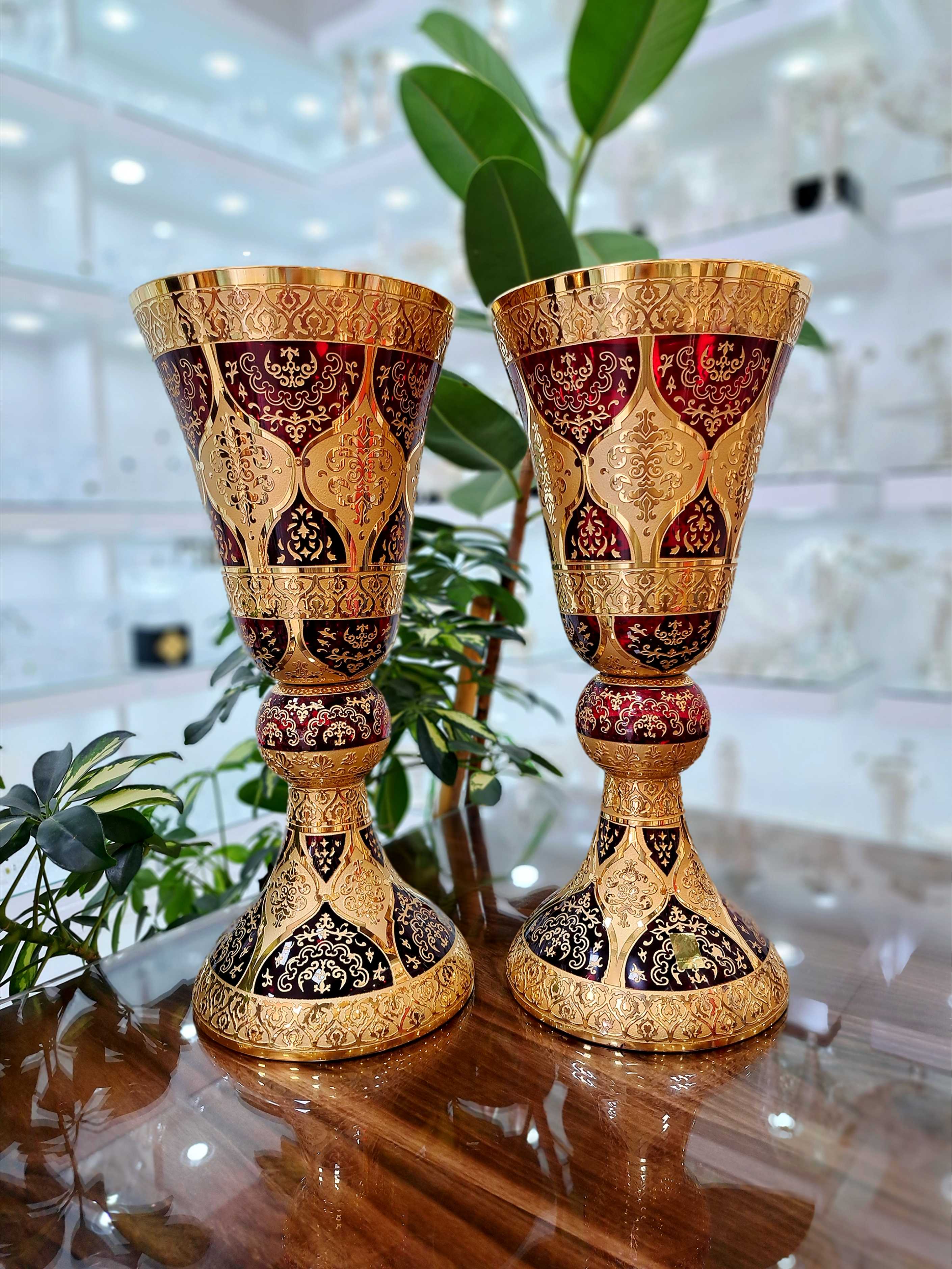 گلدان کریستال اصل پیترکریستال