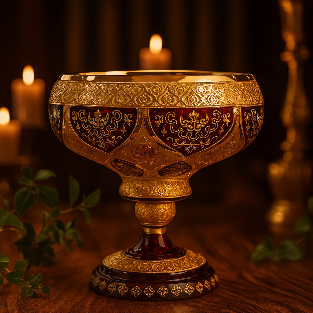 کاسه آجیل کریستال پایه دار طرح ونوس