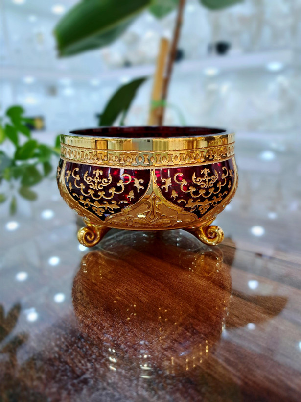 خرید ست کاسه و بشقاب کریستال طرح ونوس