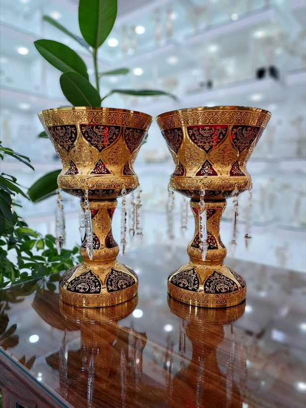 خرید لاله آویز کریستال طرح ونوس