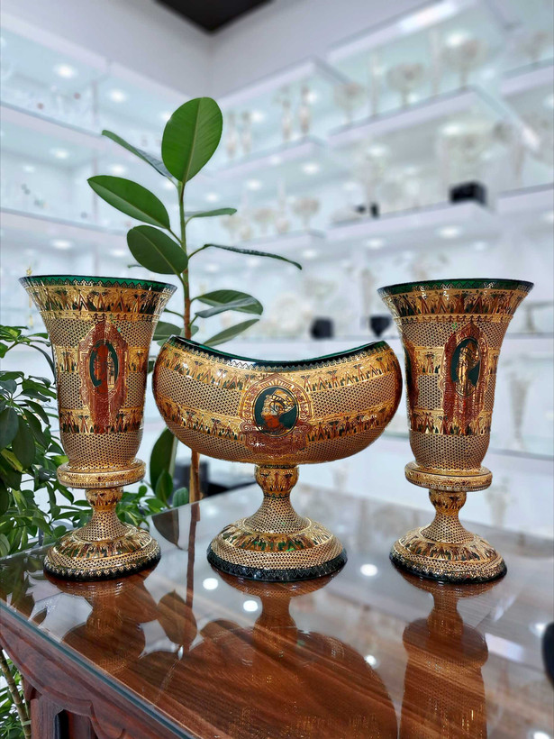 ست سه تیکه گلدان و کشکول دیانا