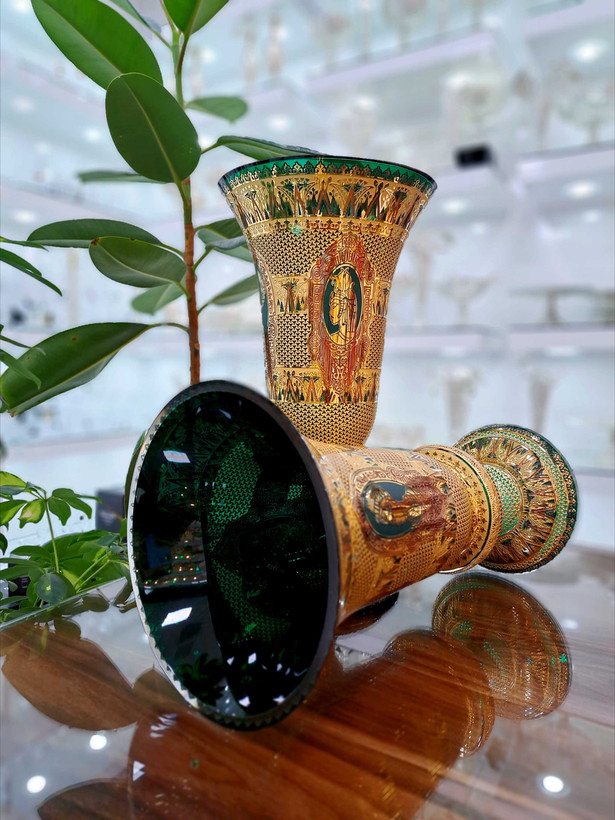 خرید ست کریستال سبز اصل