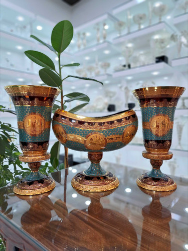 خرید ست سه تیکه گلدان و کشکول ژوپیتر