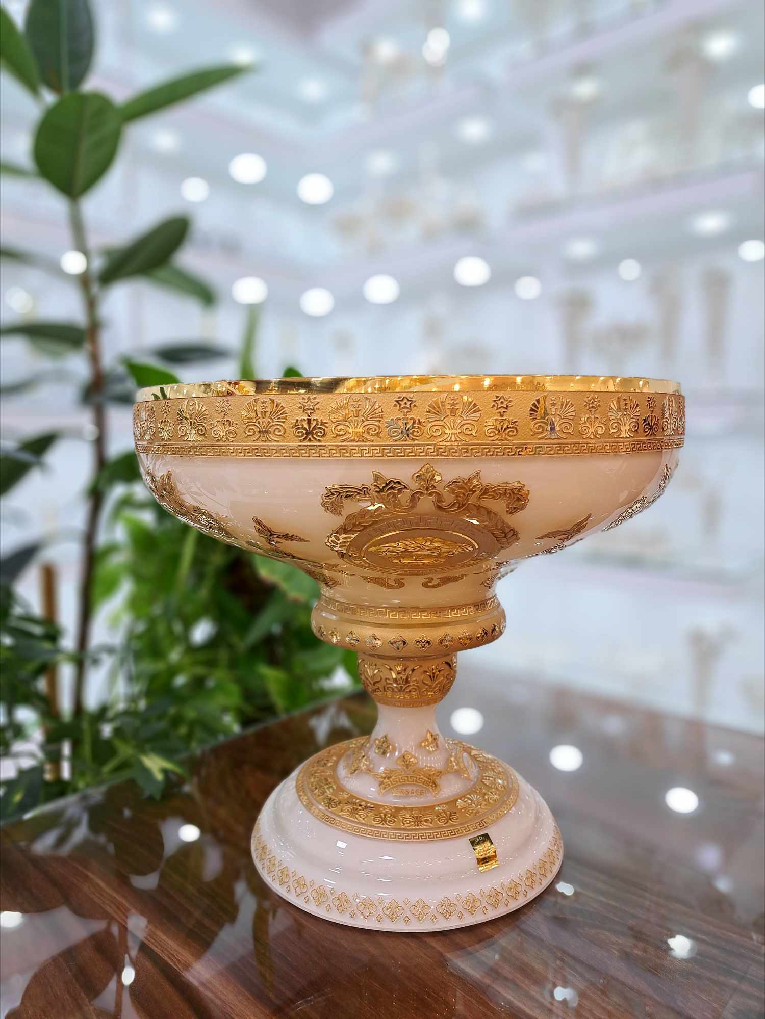 میوه خوری کریستال طلاکوب طرح ورساچه