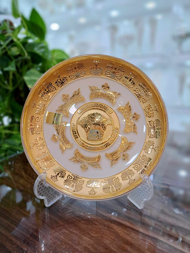 خرید ست کاسه و بشقاب آجیل پیتر کریستال