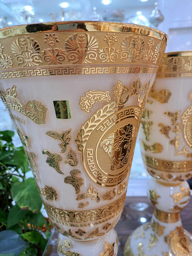 خرید ست سه تیکه گلدان و میوه خوری ورساچه