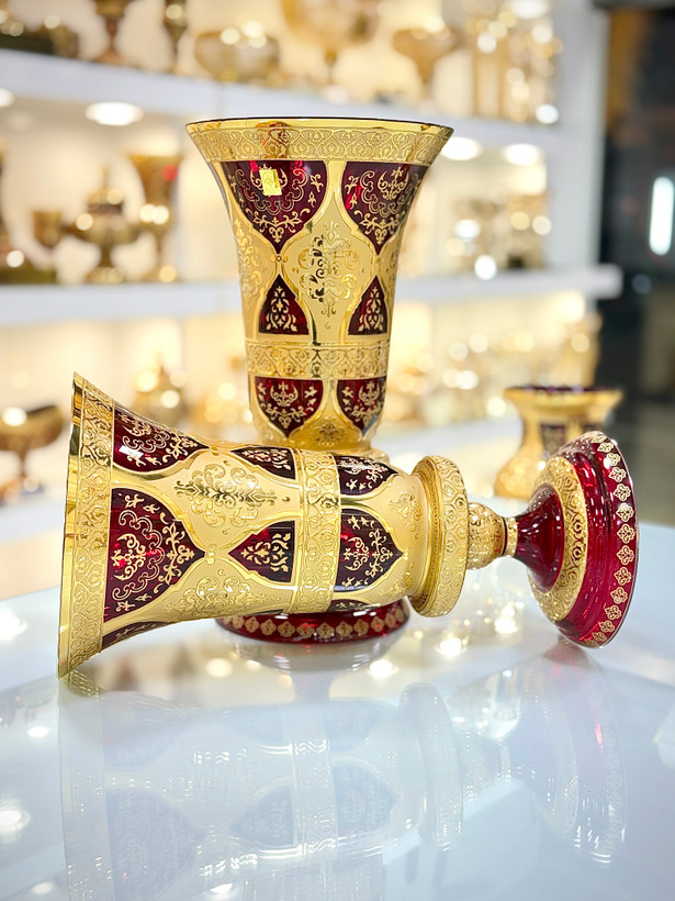 ست سه تیکه کنسولی کریستال دستساز