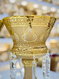 خرید ست کریستال طلاکوب کنسولی