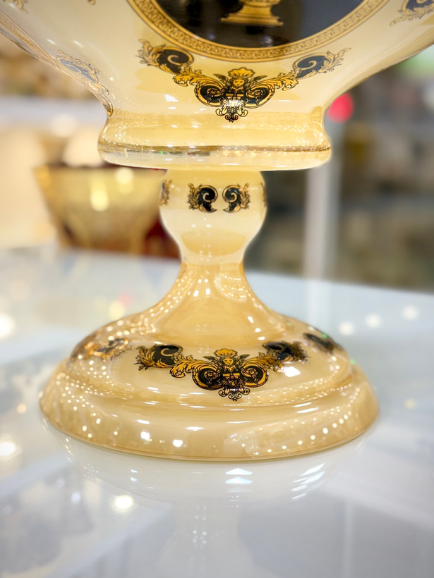 میوه خوری کریستال طلاکوب طرح ورساچه