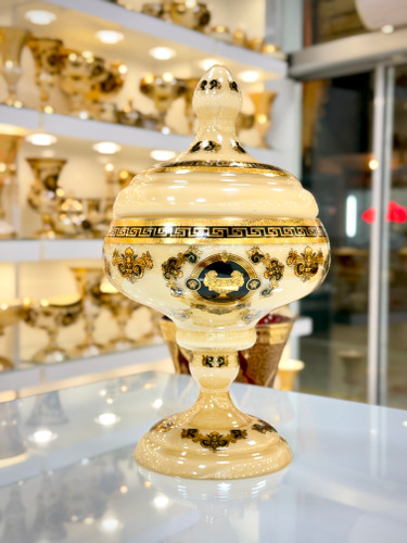 خرید شکلات خوری پایه دار کریستال