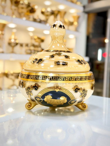 خرید شکلات خوری کریستال طلاکوب