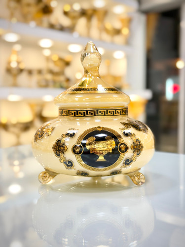 خرید شکلات خوری کریستال طلاکوب