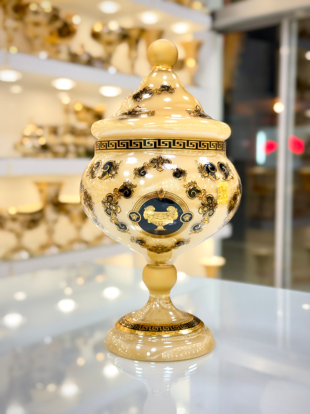 خرید شکلات خوری کریستال طلاکوب