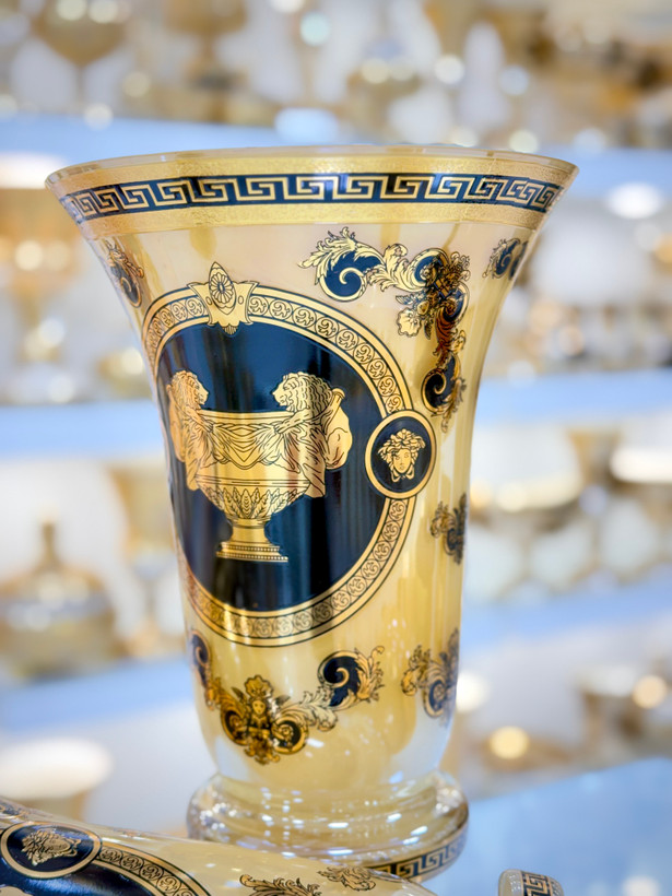 گلدان کریستال دستساز چک