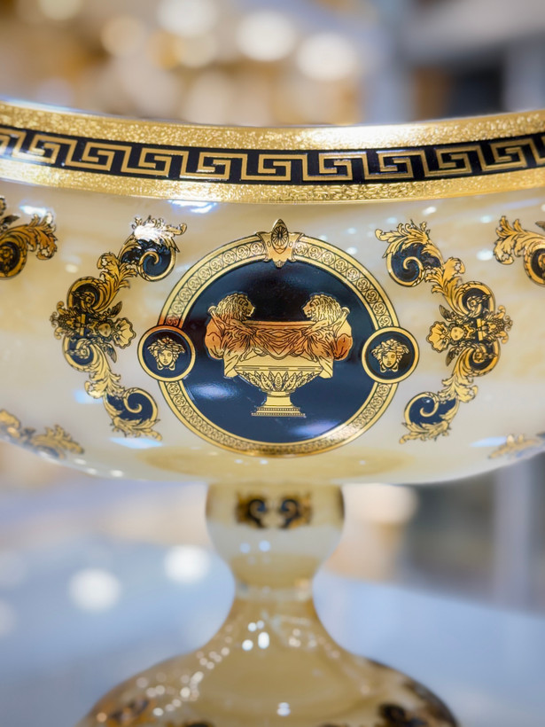 کشکول کریستال طلاکوب از برند پیتر کریستال