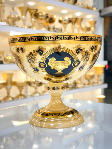 میوه خوری کریستال طلاکوب ورساچه