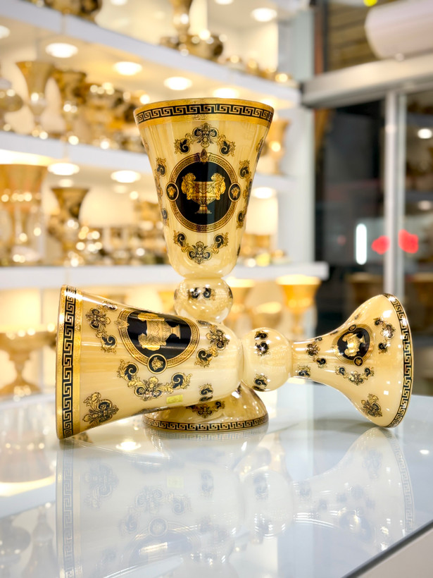 ست گلدان و کشکول کریستال ورساچه