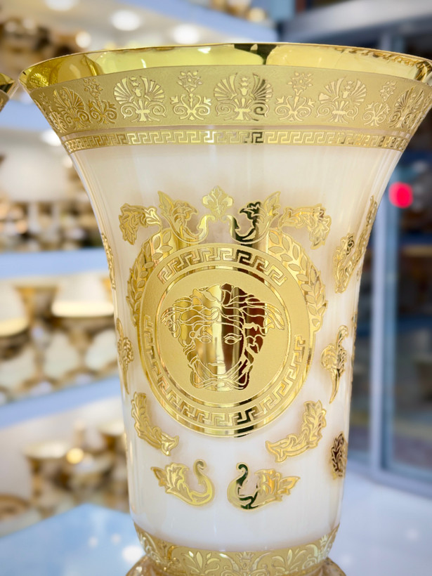 خرید گلدان کریستال اصل ورساچه از برند پیتر کریستال