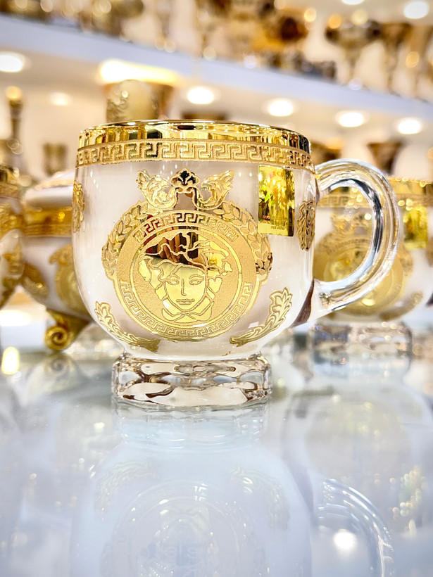 خرید سرویس چایخوری کریستال ورساچه