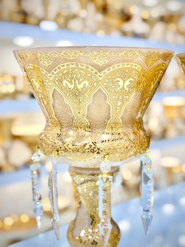 لاله آویز ممتاز کریستال ژاکلین سایز 390