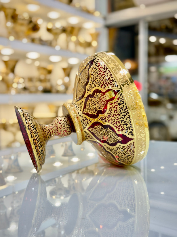 خرید میوه خوری کریستال طلاکوب