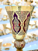 گلدان کریستال طلاکوب سایز بزرگ