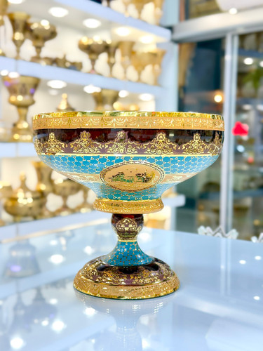 میوه خوری کریستال طلاکوب ژوپیتر