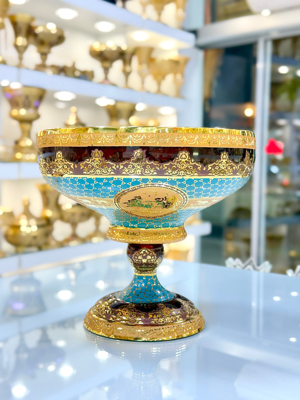میوه خوری کریستال طلاکوب ژوپیتر