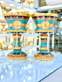 لاله آویز 390 کریستال طلاکوب طرح ژوپیتر